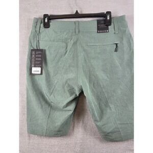 7 Diamonds Shorts Mens 31 Basil Aeroplane Performance 10 Inch Quick Dry Golf NEW